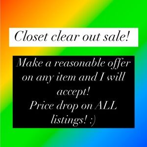 🩷👗!!!!!CLOSET CLEAR OUT SALE!!!!!! 🩷👗